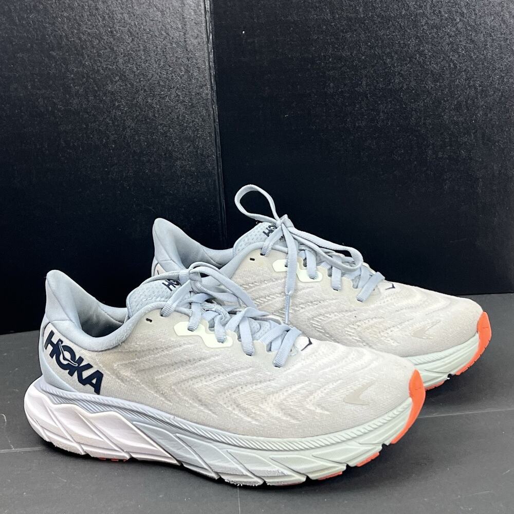 HOKA Arahi 6 Womens 6.5 Wide D Blue Fog Running Jogging Shoes 1123197 PABF - Picture 7 of 10